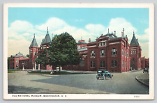 Washington DC Old National Museum White Border Postcard picture
