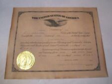 1955 U.S. DISTRICT COURT OF TEXAS CERTIFICATE ATTORNEY & COUNSELOR - TUB FP picture