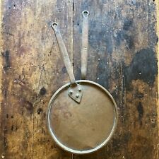 Vtg  antique Hammered Copper 10” pan With Lid picture