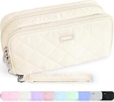 Sooez Large Pencil Case Pouch,Extra Big Bag with 8 Compartments,Pen Wide Quilted picture