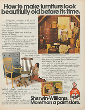 1971 Sherwin Williams Paints Furniture Look Beautifully Old Before Print Ad picture