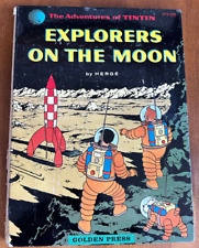The Adventures of Tintin  Explorers on The Moon Golden Press 1960 picture