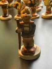 Hummel Vintage Small Figurine Little Hiker 1940-1959 TMK2 4-4.25 In picture