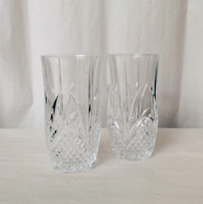 Pair of Vintage Crystal Highball Glasses picture