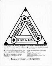 1979 World Art Exposition Boston Hynes Auditorium vintage art print ad ads61 picture