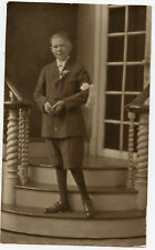 Antique Photo- Young Man in Knickers- DOMBROWSKI Family picture