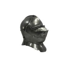 New Design Larp Armor Medieval Open Pig Face Sallet replica Handmade Larp Armor picture