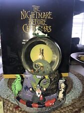 1993 VTG Nightmare Before Christmas Jack And Sally This Is Halloween Snow Globe picture