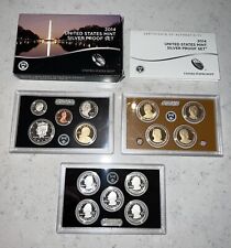 2014 United States Mint Silver Proof Set - With Box And COA  picture