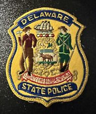 Delaware State Police Patch DE  ~ 1st Issue - Vintage ~ RARE picture
