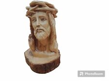 Jesus Olive Wood Statue Hand Carved From Holy Land Jerusalem picture
