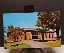 Postcard, Geneseo, New York, Library, Geneseo State College, Vintage picture
