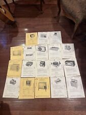 Lot of 18 Vintage Sams Photofacts Folders ZENITH Radios Many Models TV Stereos picture