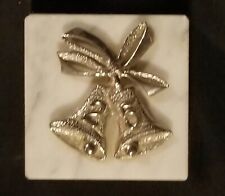 Vintage Italian Marble 25th Silver Anniversary Paper Weight - Italy picture