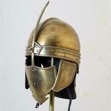 Medieval Armor Steel Knight Roman Spartan vintage helmet Larp Sca picture