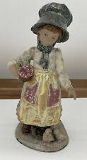 Vintage Girl with Birds Porcelana Aritistica Levantina, #458. Height 10”. picture
