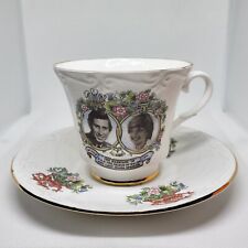 Prince Charles and Princess Diana 1981 Wedding Fine Bone China Tea Cup Saucer picture