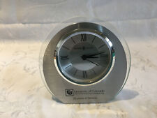 RARE UNIVERSITY OF COLORADO 20 YEARS OF SERVICE HOWARD MILLER ALARM CLOCK BOX picture