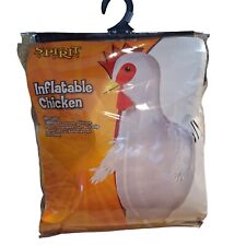 Spirit Halloween ADULT Inflatable Chicken Costume One Size Fits Most EUC picture