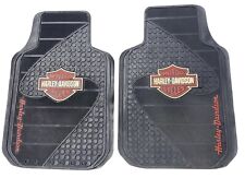 Harley Davidson Floor Mats Front Pair 2003 Plasticolor Made in USA Automobile picture