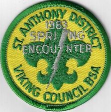 1983 Spring Encounter Viking Council St. Anthony District GRN Bdr. [X-430] picture