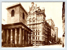 1880s King's Chapel Boston Massachusetts Reprint Postcard BRL21 picture