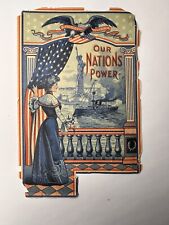 Antique 1899 Print Ad Statue Liberty Patriotic Souvenir /Warner’s Safe Cure B54 picture