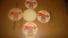 5 KAIERS BEER COASTERS MAHANOY CITY PA. 1940's picture