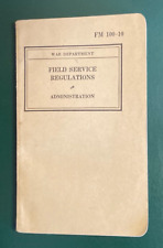 War Department FM 100-10 Field Service Regulations 1940 picture