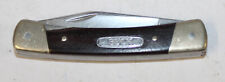 Buck Knife Model 703 1993 3 Blade Wood Handle Vintage Stainless Steel picture