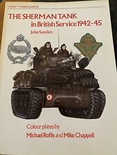 Original Osprey Vanguard The Sherman Tank In British Service 1942-45 40 Pages  picture