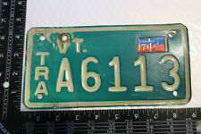 1976 76 VERMONT VT TRAILER TRL LICENSE PLATE TAG # A6113 picture