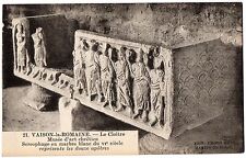 CPA 84 - VAISON LA ROMAINE (Vaucluse) - 21. The Cloister. Sarcophagus picture