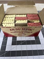 Vintage Binney & Smith Chalk 1404 100+ Pieces An-Du-Septic Sight Saver Dustless picture