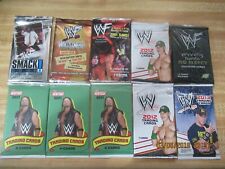 10 wwf mixed packs of cards topps/ fleer/ comic images all sealed picture