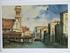 Jules-Romain Joyant, French Artist Postcard - The Church of Santo Trovaso Venice picture