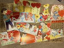Vintage Valentines Day Cards Ephemera Lot of 10 Unused picture