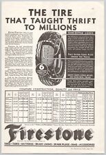 1932 Better Homes & Gardens Vintage Print Ad Firestone Tires picture