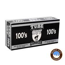 Tube Cut Silver 100s Cigarette 200ct Tubes - 10 Boxes picture