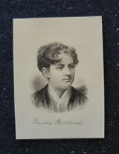 First Lady Frances Cleveland • Engraving On Glossy Card • Mrs. Grover Cleveland  picture