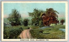 Dillsboro Indiana - Greetings  - Vintage Postcard - Posted 1919 picture
