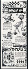 1964 Hawk Weird-Oh Kits model Francis the Foul Freddie Flameout vintage print ad picture