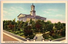 State Capitol Nashville Tennessee TN Grounds Building & Roadway Postcard picture