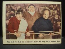 1959 Fleer #9- Three Stooges Card 3 Stooges no creases picture