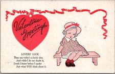 c1920s VALENTINE'S DAY Postcard 