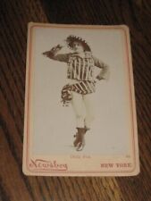 1894 Della Fox Newsboy Tobacco Victorian Cabinet Card #602 New York BJ Falk picture