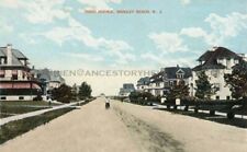 1908 Bradley Beach NJ 3rd Third Ave Homes Jersey NJ Vintage Postcard Art Print picture