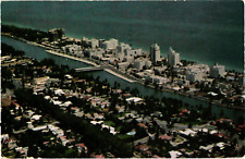 Postcard Aerial View Miami Beach Florida picture