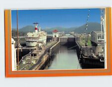 Postcard Panama Canal picture