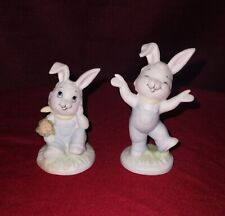Vintage Ceramic Easter Bunny Figurines picture